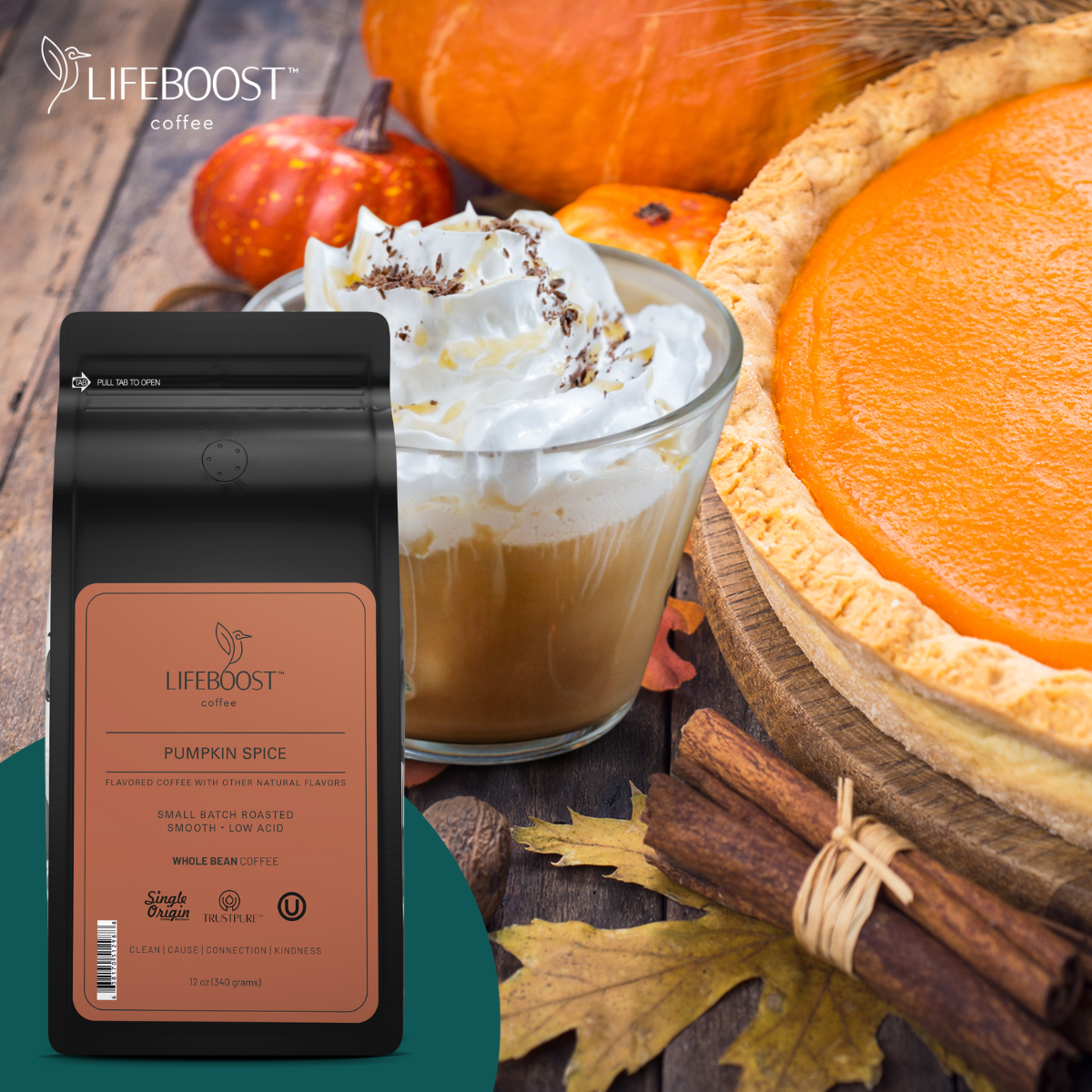 Pumpkin Spice Coffee -All-Natural, Flavor-Rich, Ethically Grown Pumpkin Spice Coffee -All-Natural, Flavor-Rich, Ethically Grown