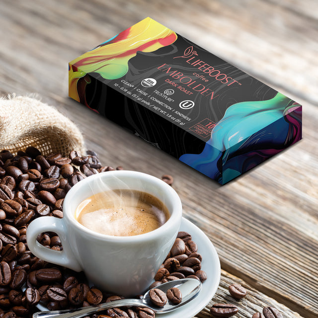 Embolden Dark Roast – Nespresso® Compatible Pods - Lifeboost Coffee