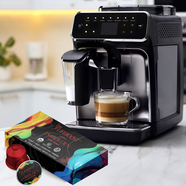 Embolden Dark Roast – Nespresso® Compatible Pods - Lifeboost Coffee