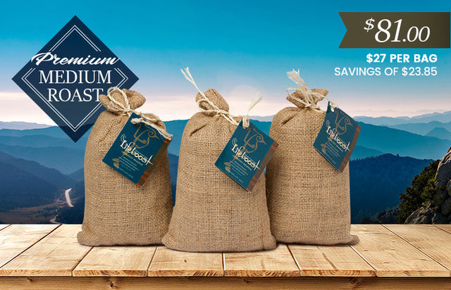 3x Medium Roast Coffee 12 oz Bag - Bundle - Lifeboost Coffee