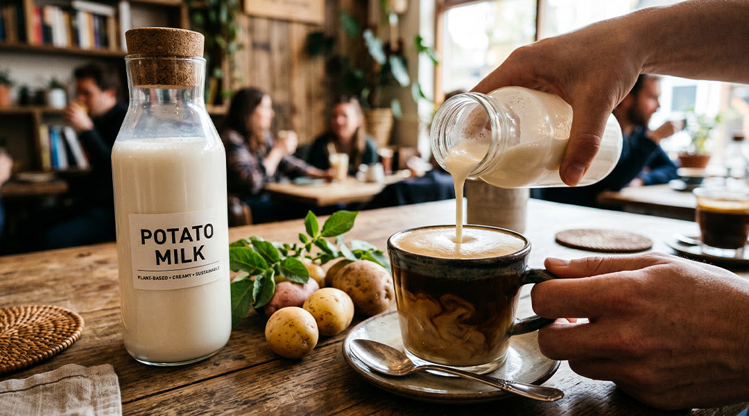 Potato Milk - Affordable, Sustainable, Neutral, Creamy Coffee Companion, And More