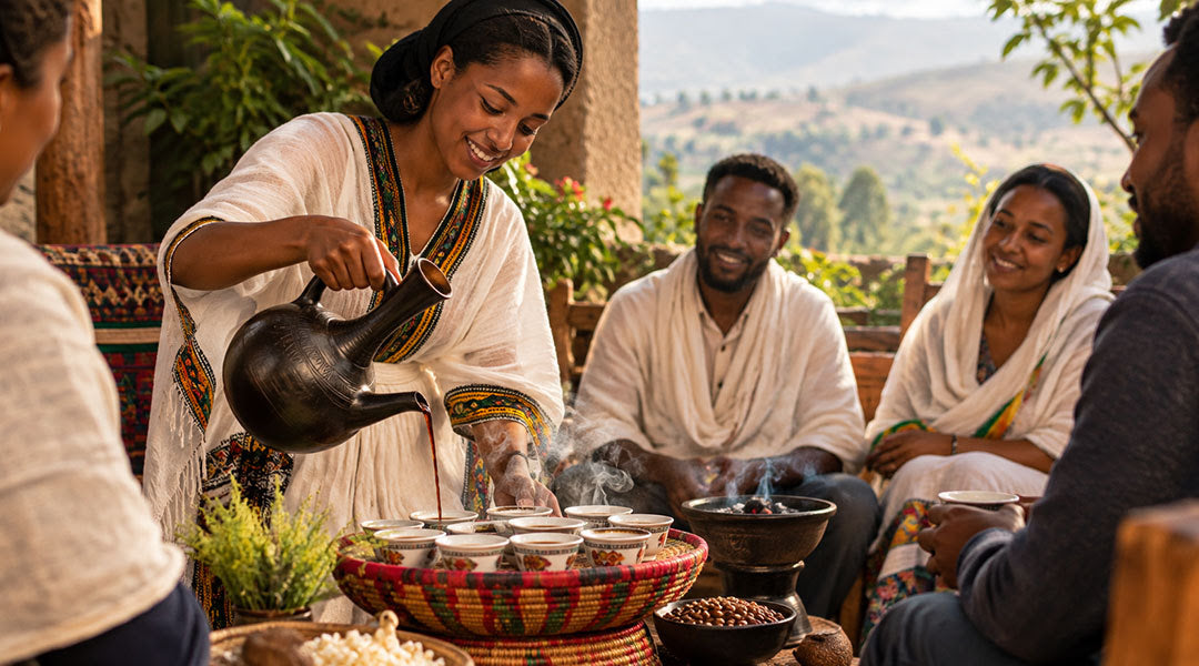 What The Ethiopian Buna (Coffee) Ceremony Can Teach Us About Slowing Down And Connecting With Others