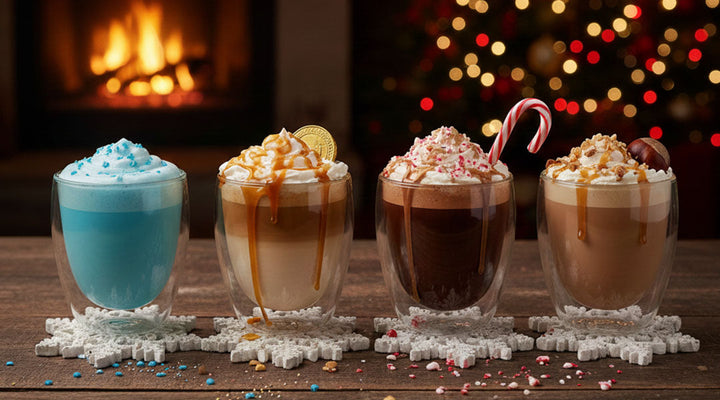 Enjoy Homemade Holiday Topper Magic With 4 Basic Homemade Foam Toppers And 4 Holiday Foam-Topped Recipe Hits
