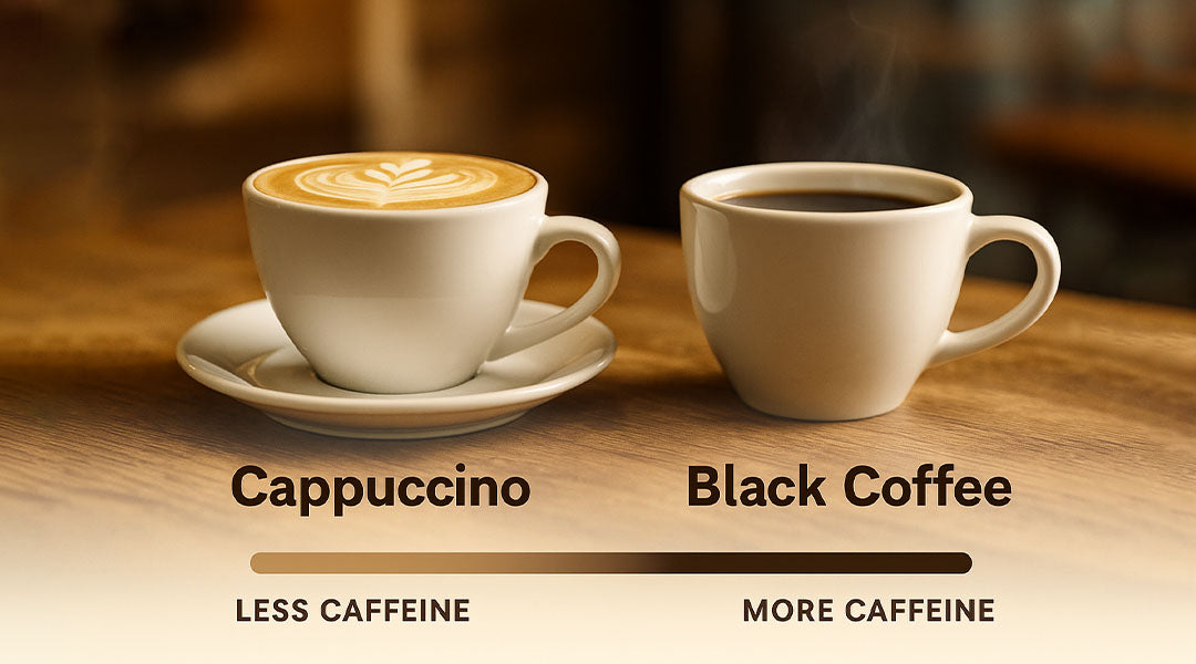 Cappuccino Caffeine vs Coffee Caffeine: Which Has More?