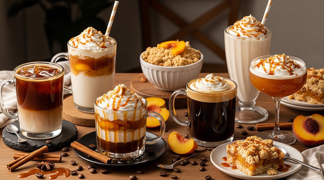 5 Cups And A Cobbler- 6 Recipes Fit For Savoring Slow Moments With Bourbon Peach Cobbler Coffee