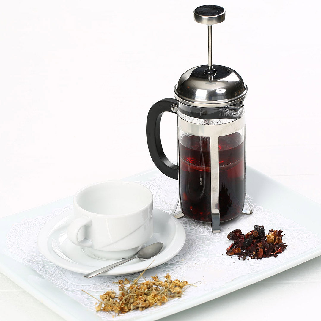 Experience your coffee-making with our espresso glass French press