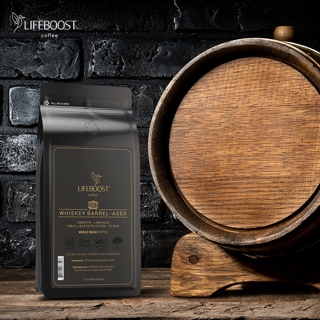 Whiskey Barrel - Lifeboost Coffee