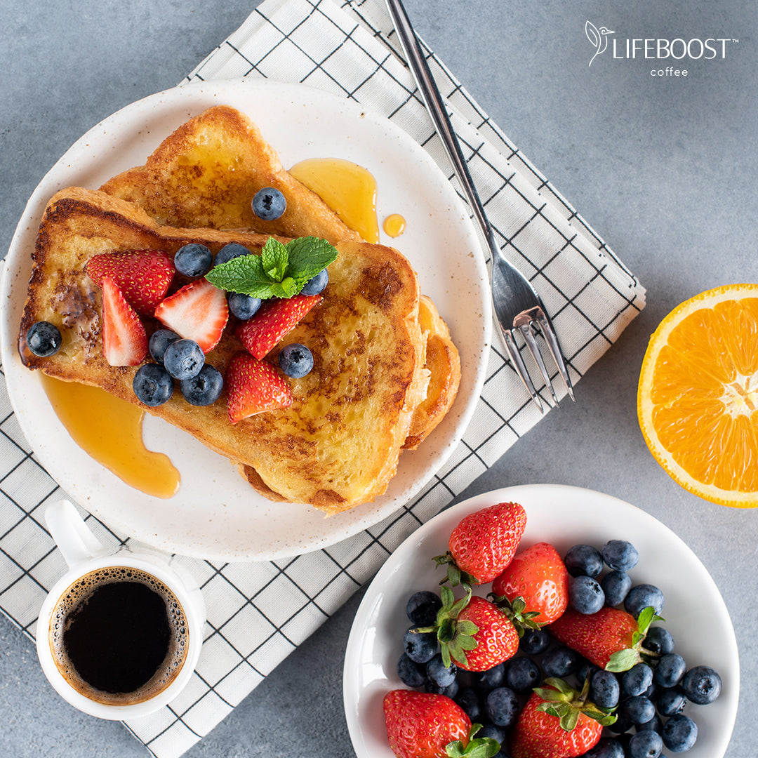 Maple Cinnamon French Toast | Lifeboost Coffee