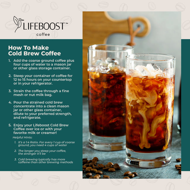 Cold Brew Grind - Lifeboost Coffee