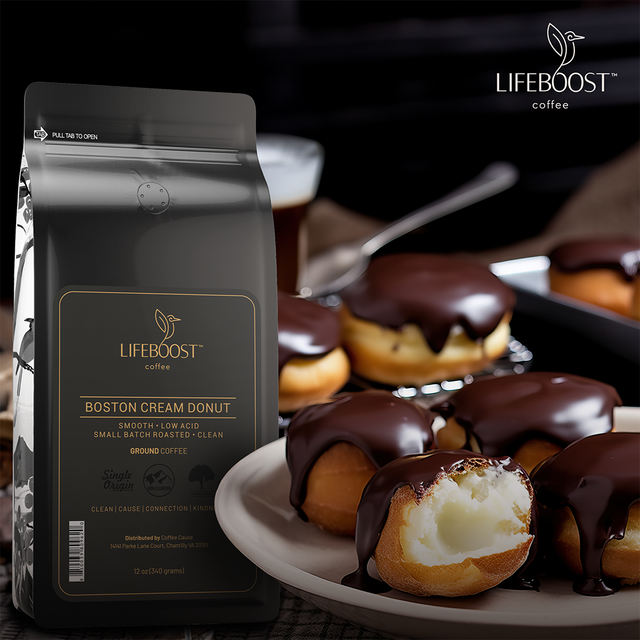 Healthy Low Acid Boston Cream Donut Coffee