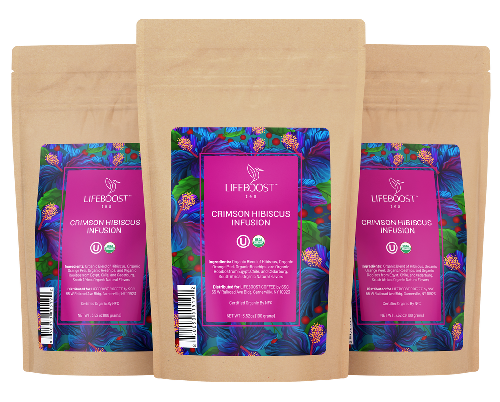 Crimson Hibiscus Infusion Tea- Refreshing, Pure, Herbal