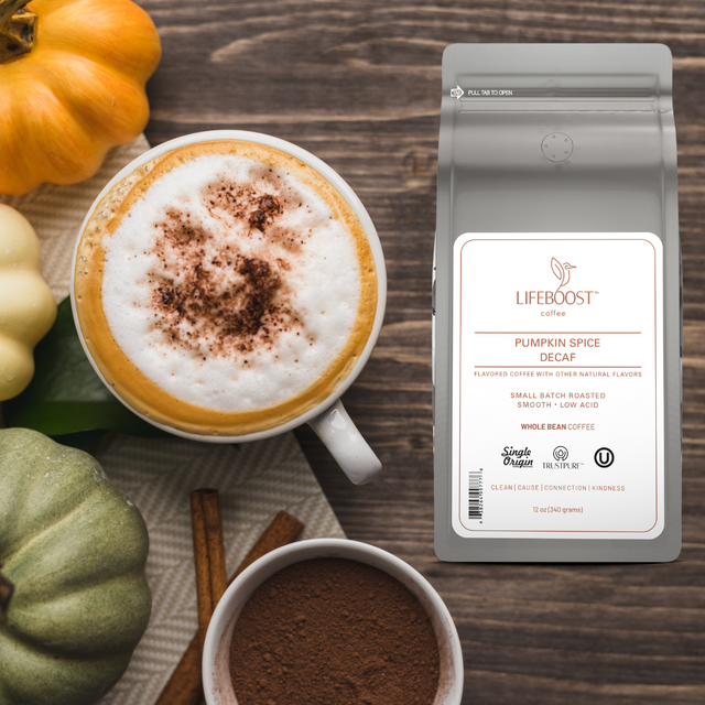 Pumpkin Spice Decaf - Swiss Water, Non toxic, Ethically Sourced Pumpkin Spice Decaf - Swiss Water, Non toxic, Ethically Sourced