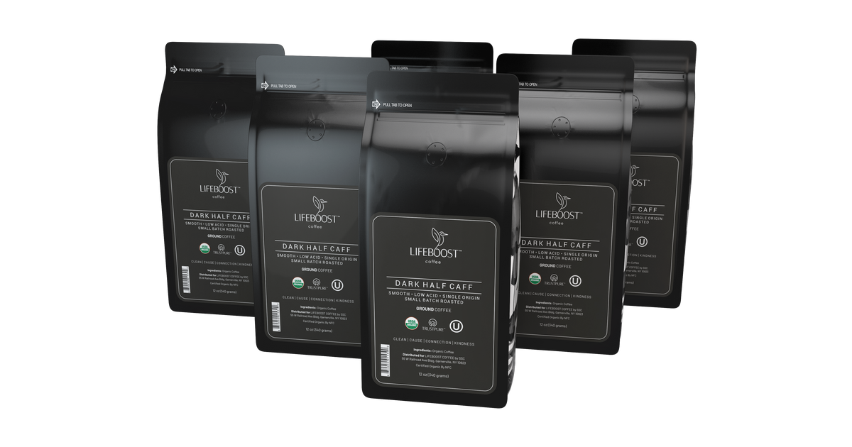 Dark Half Caff | Lifeboost Coffee