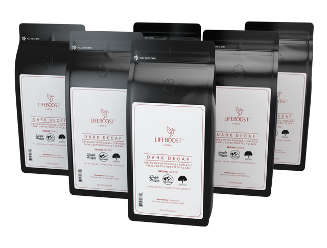 Dark Roast Decaf - Lifeboost Coffee