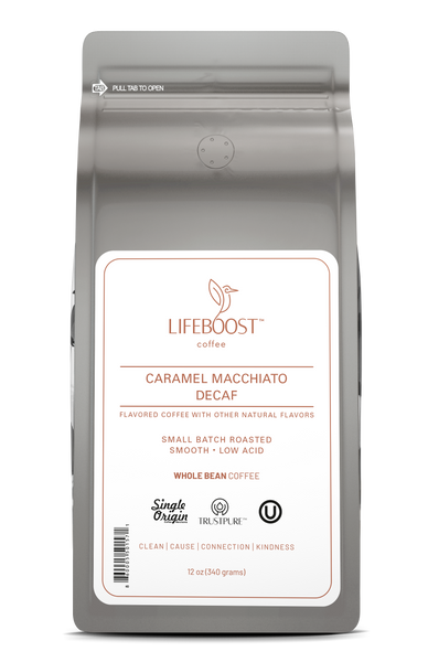 Caramel Macchiato Decaf-Swiss Water, Non toxic, Ethically Sourced