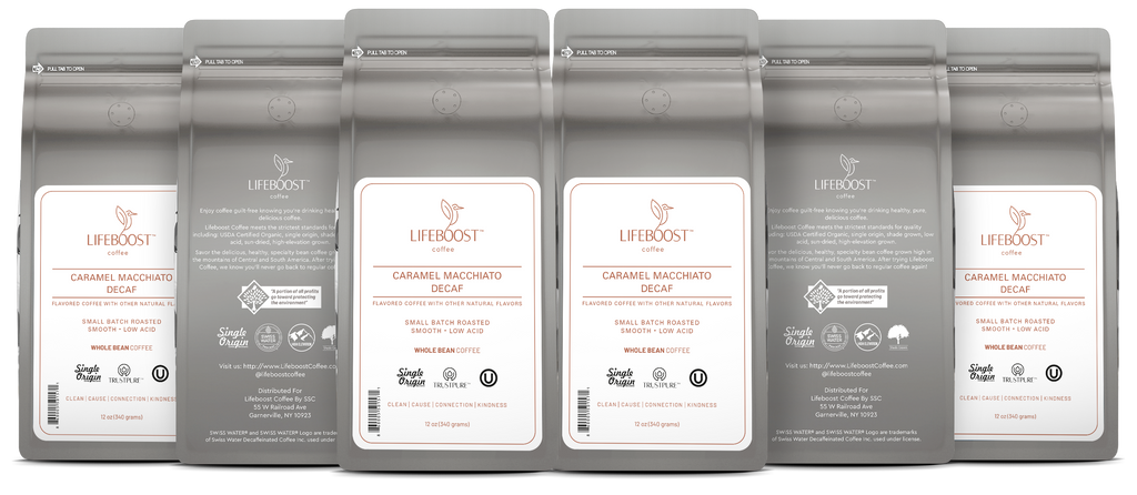 Caramel Macchiato Decaf-Swiss Water, Non toxic, Ethically Sourced