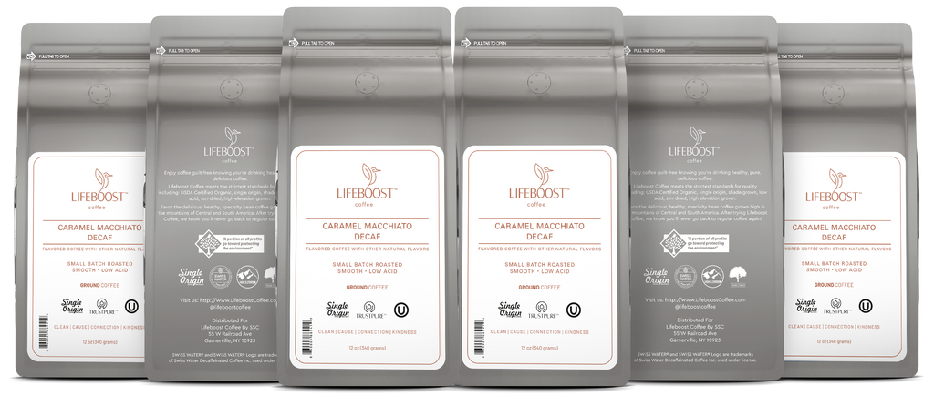 Caramel Macchiato Decaf-Swiss Water, Non toxic, Ethically Sourced