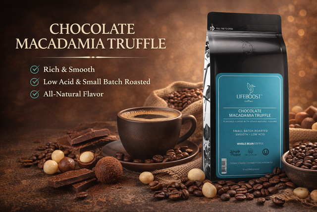 Chocolate Macadamia Truffle - Lifeboost Coffee
