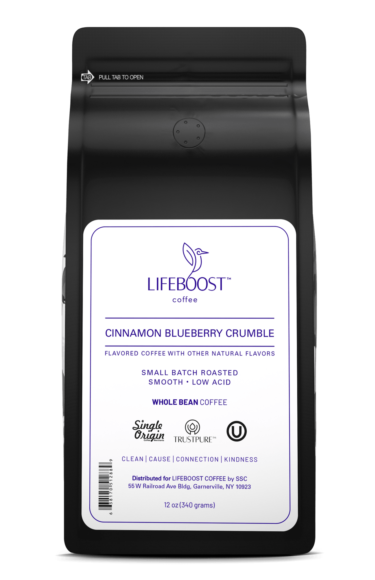 Cinnamon Blueberry Crumble | Lifeboost Coffee