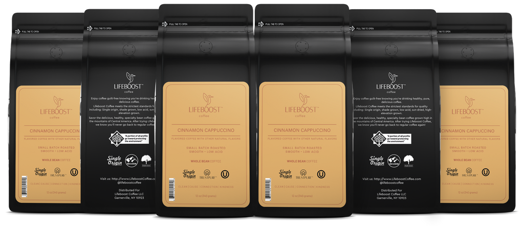 Cinnamon Cappuccino | Lifeboost Coffee