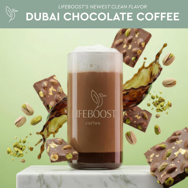 Dubai Chocolate - Lifeboost Coffee