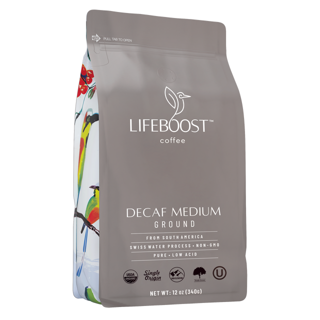 Medium Roast Decaf - Lifeboost Coffee