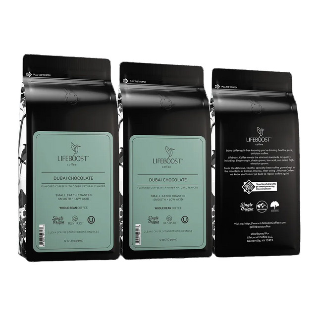 Dubai Chocolate - Lifeboost Coffee