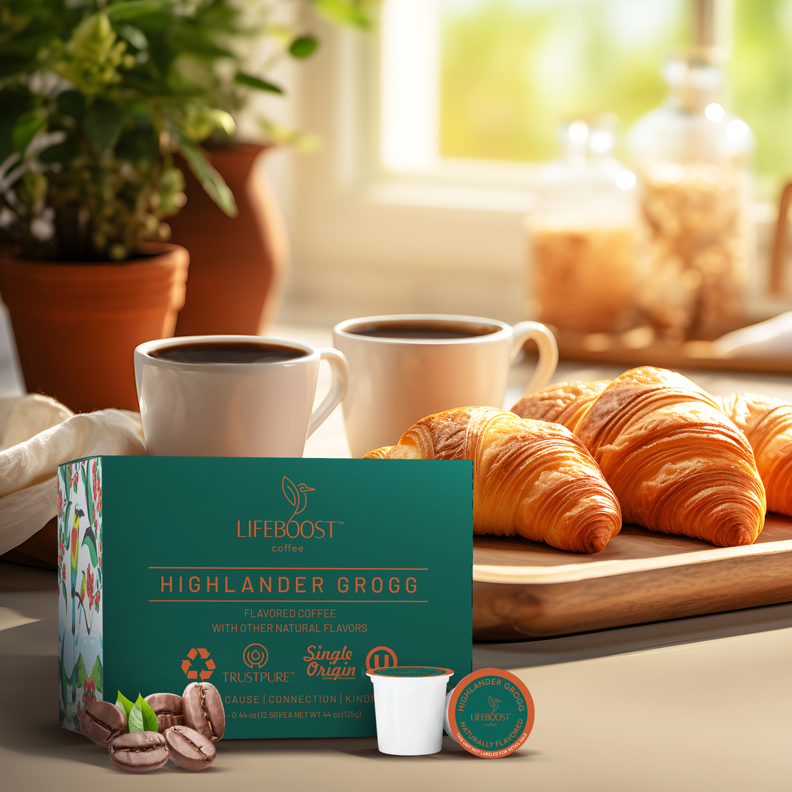 Highlander Grogg Coffee Pods | Lifeboost Coffee