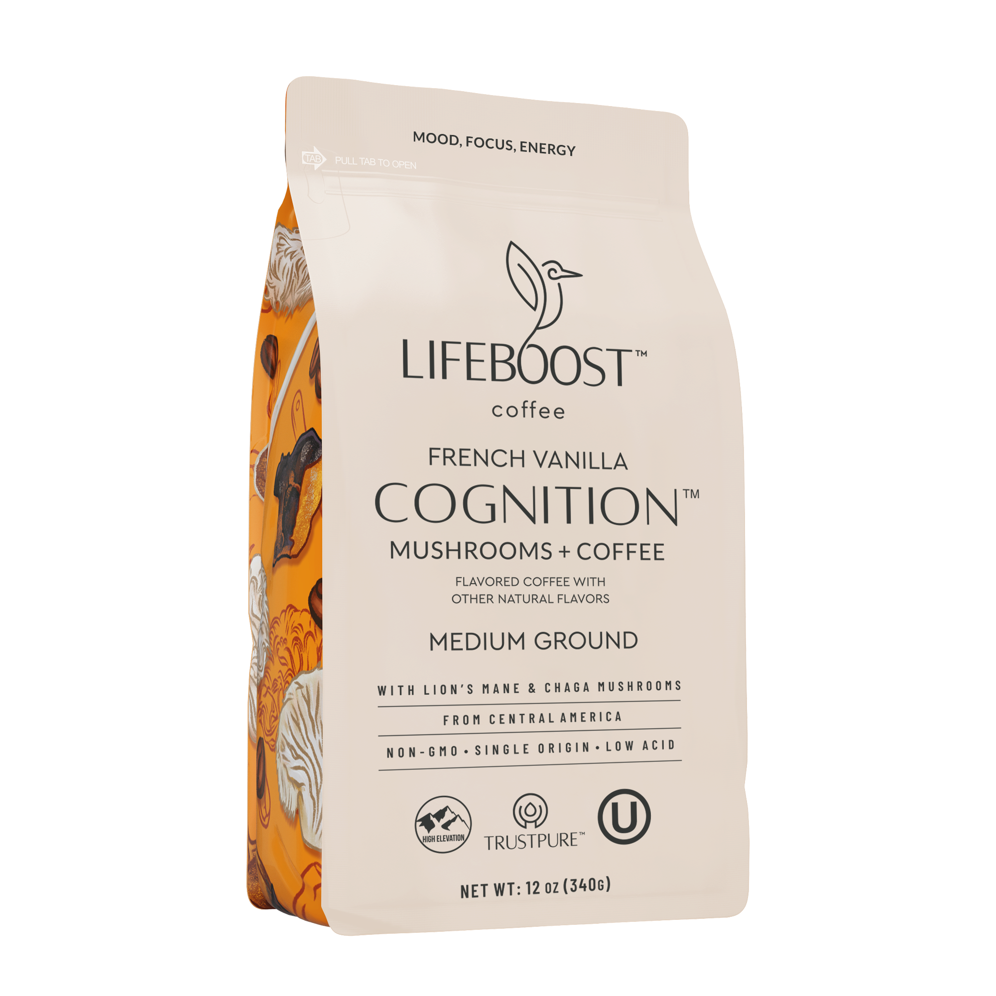 French Vanilla Cognition Mushroom Coffee