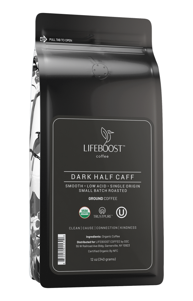 Dark Half Caff - Lifeboost Coffee