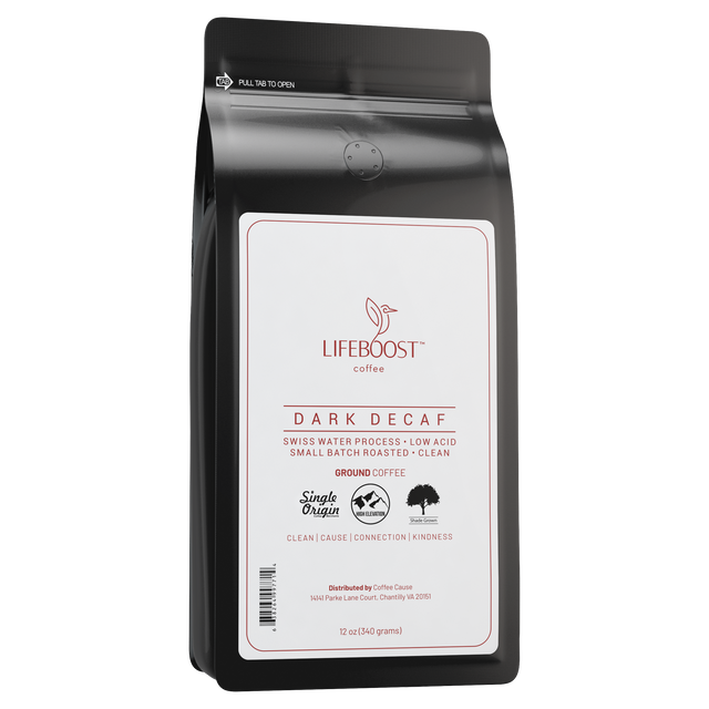 Dark Roast Decaf - Lifeboost Coffee