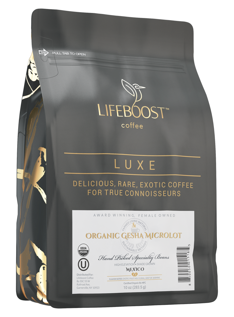 Gesha Premium, Luxurious, Rare, Delight Lifeboost Coffee