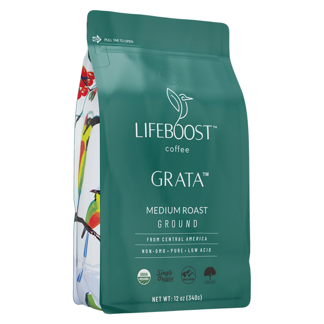 Grata Medium Roast - Lifeboost Coffee