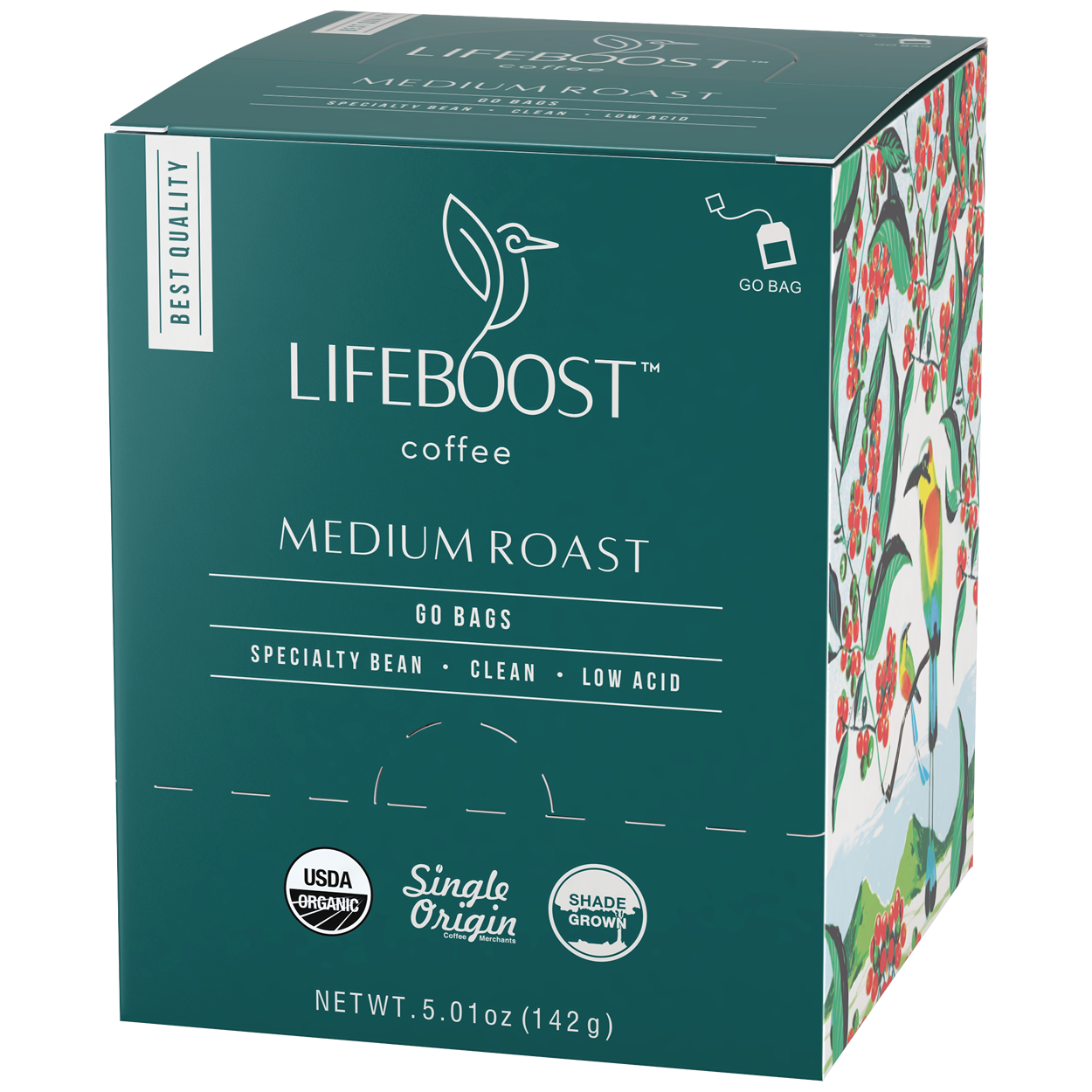 Grata Medium Roast - Organic, Non toxic, Ethically Sourced | Lifeboost