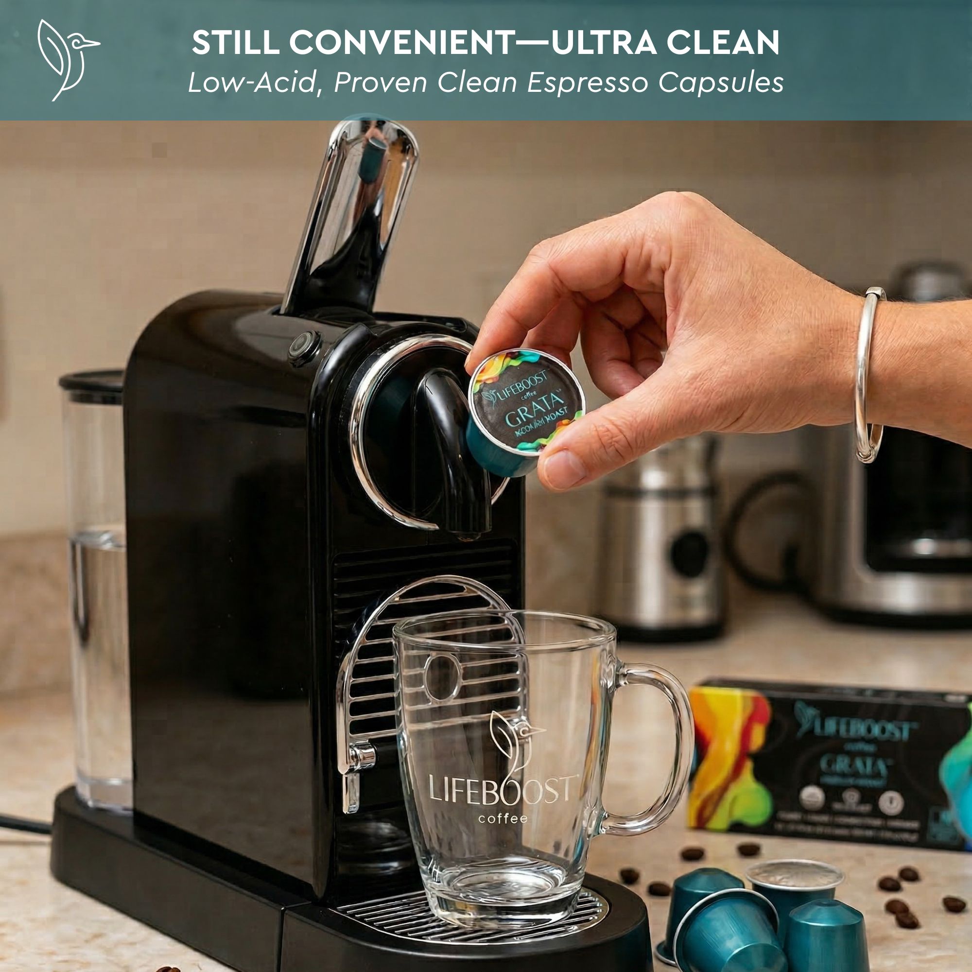 Nespresso® Original Compatible Capsules | Lifeboost Coffee