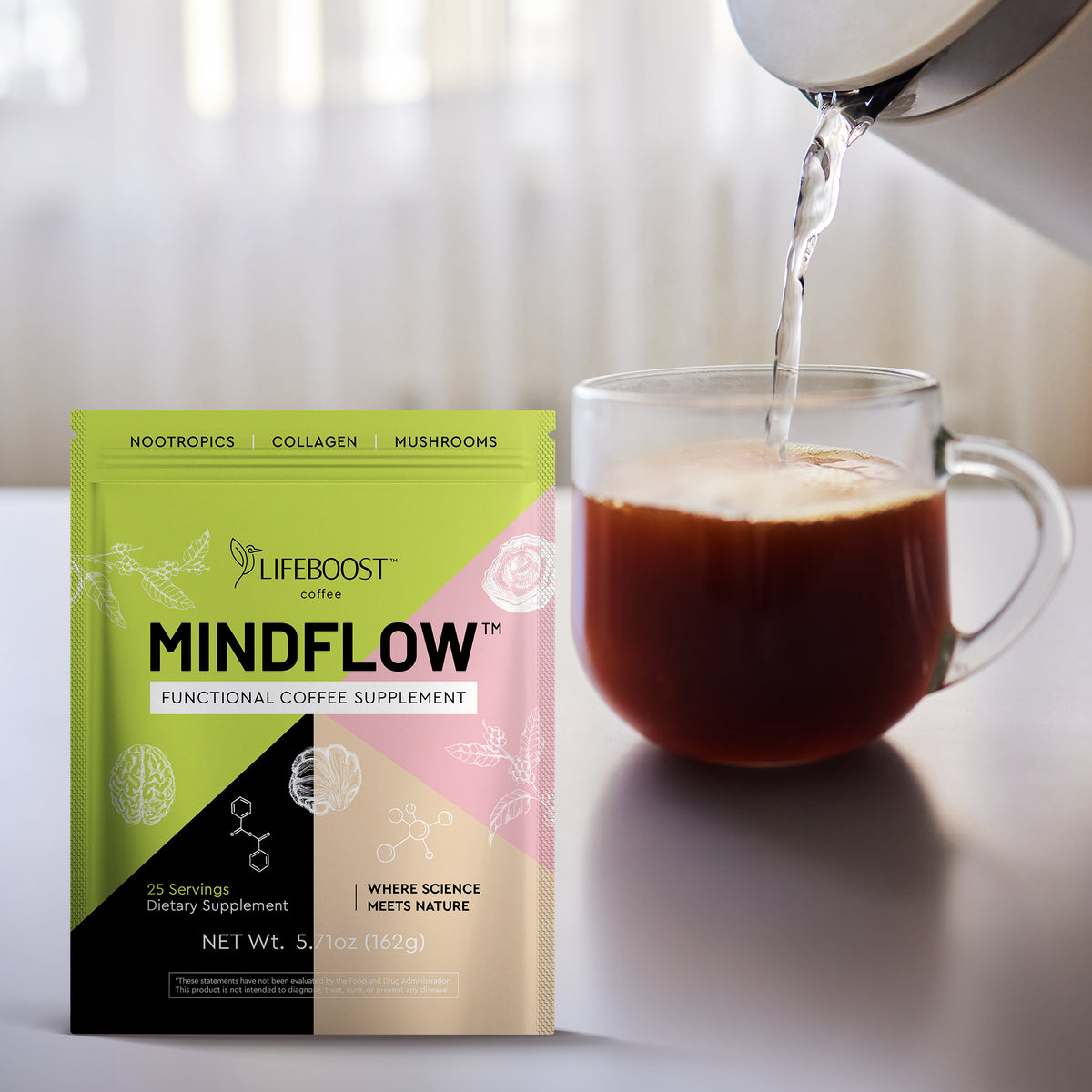 Mindflow Instant Coffee | Lifeboost Coffee