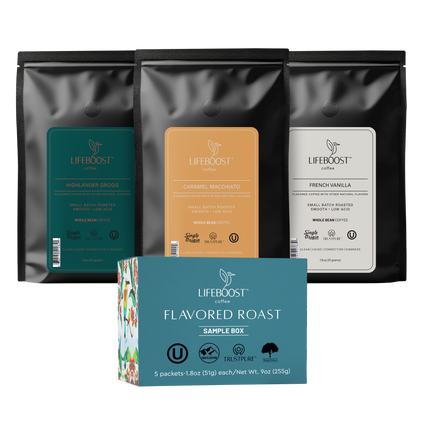 Flavored Sample Pack | Lifeboost Coffee