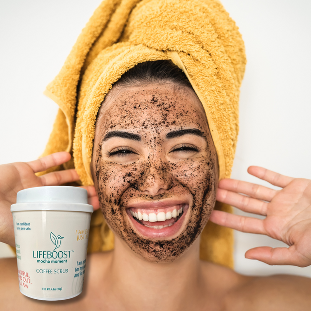 Mocha Moment Coffee Scrub - Lifeboost Coffee