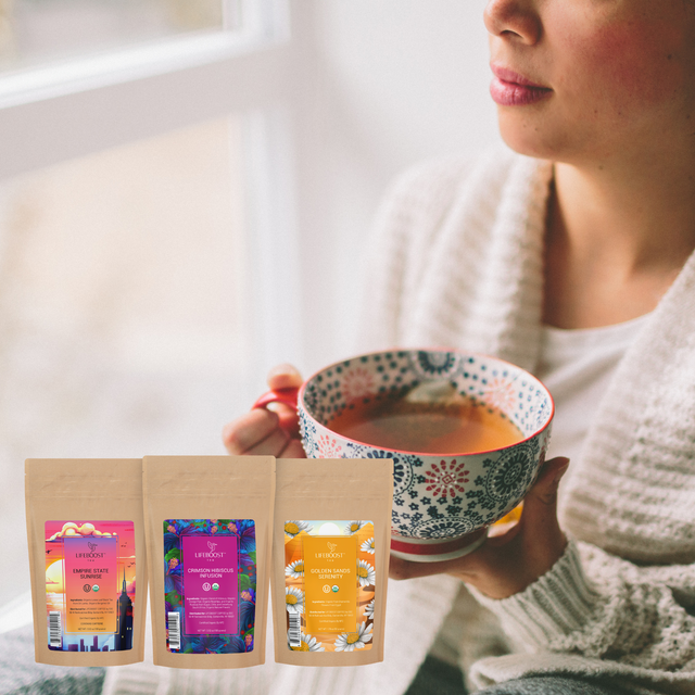 Lifeboost World Explorer Tea Trio - Lifeboost Coffee