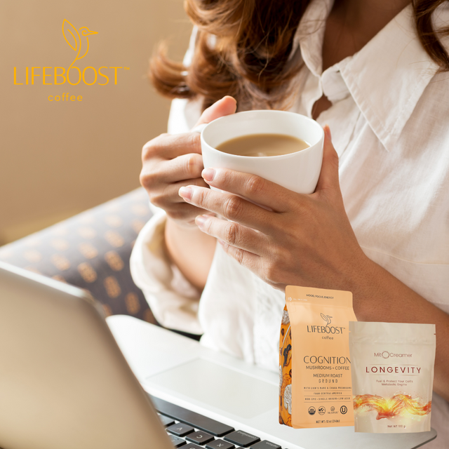 Wellness Wake-Up Coffee & Creamer Duo - Lifeboost Coffee