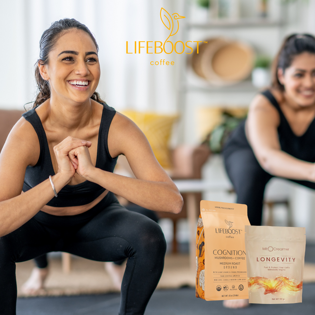 Wellness Wake-Up Coffee & Creamer Duo - Lifeboost Coffee
