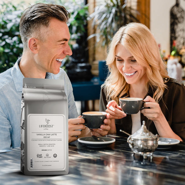 Decaf Vanilla Chai Latte - Lifeboost Coffee