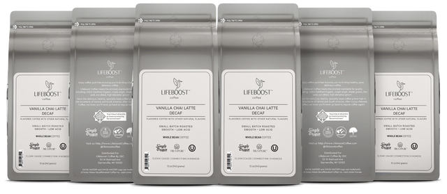 Decaf Vanilla Chai Latte - Lifeboost Coffee