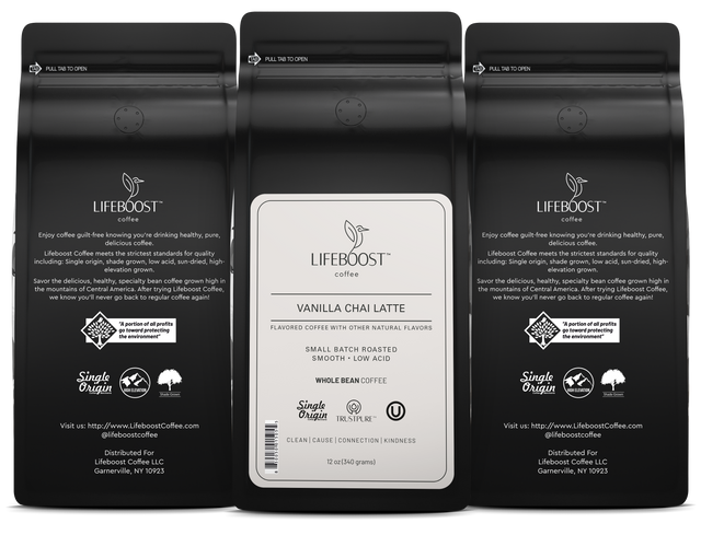 Vanilla Chai Latte - Lifeboost Coffee