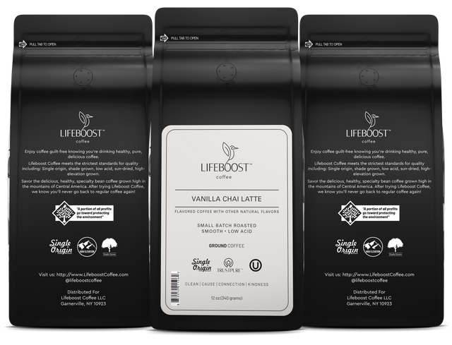 Vanilla Chai Latte - Lifeboost Coffee