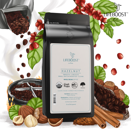 Hazelnut - All-Natural, Flavor-Rich, Ethically Grown | Lifeboost