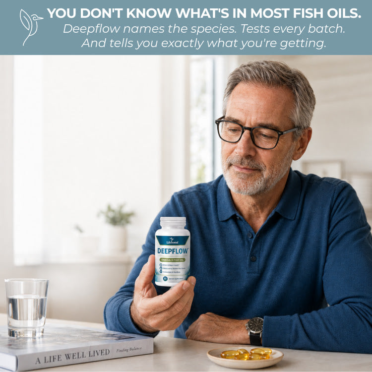 Deepflow™ Omega-3 Fish Oil | Lifeboost Coffee