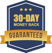 30-day money back guarantee seal