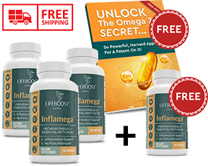 Four bottles of Inflamega