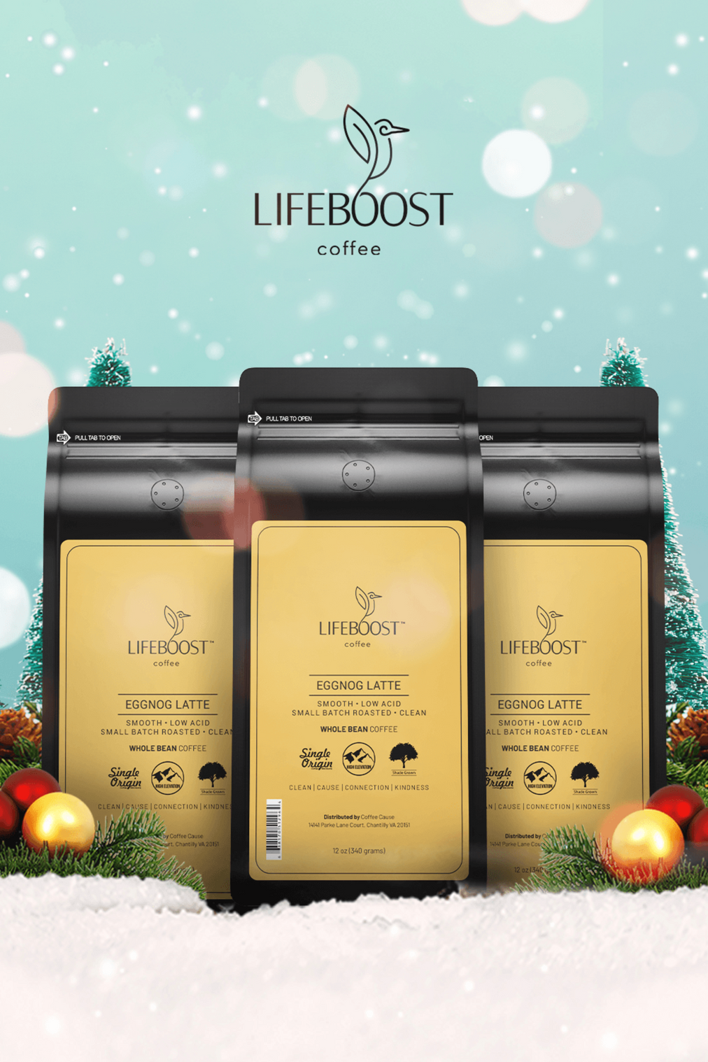 Eggnog Latte | Lifeboost Coffee